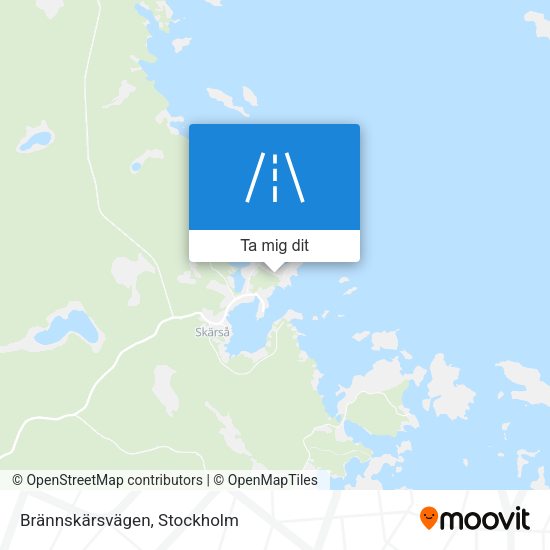 Brännskärsvägen karta