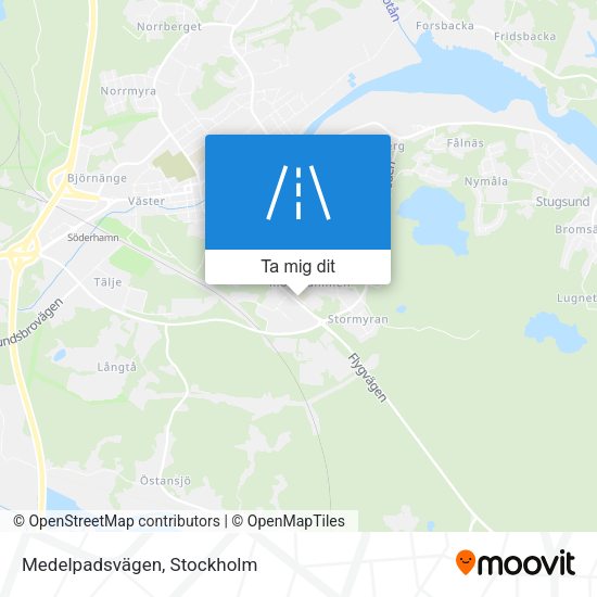 Medelpadsvägen karta
