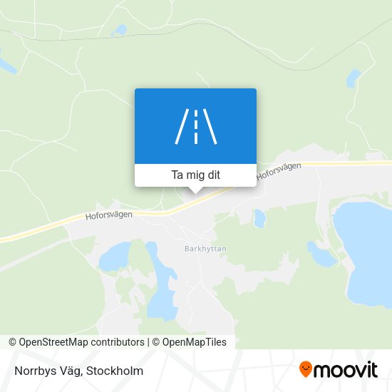 Norrbys Väg karta
