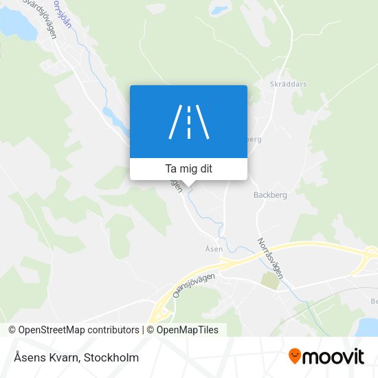 Åsens Kvarn karta