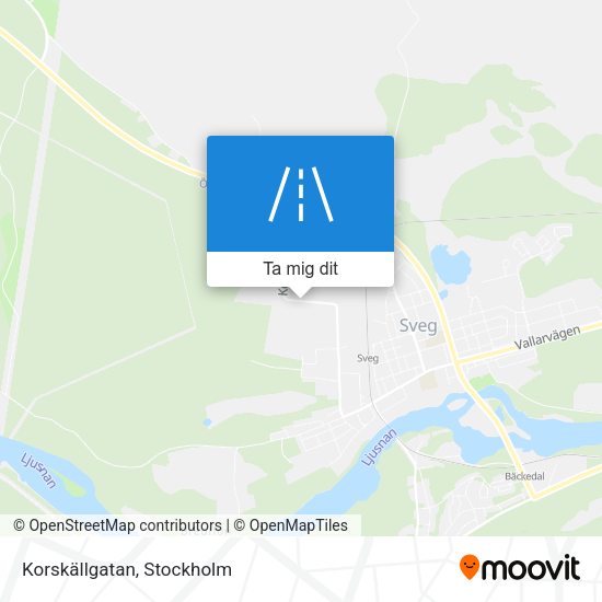 Korskällgatan karta