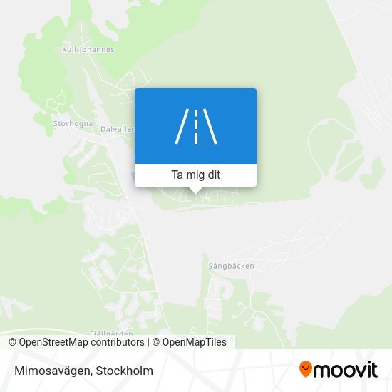 Mimosavägen karta