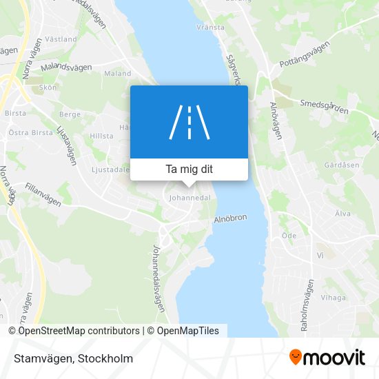 Stamvägen karta