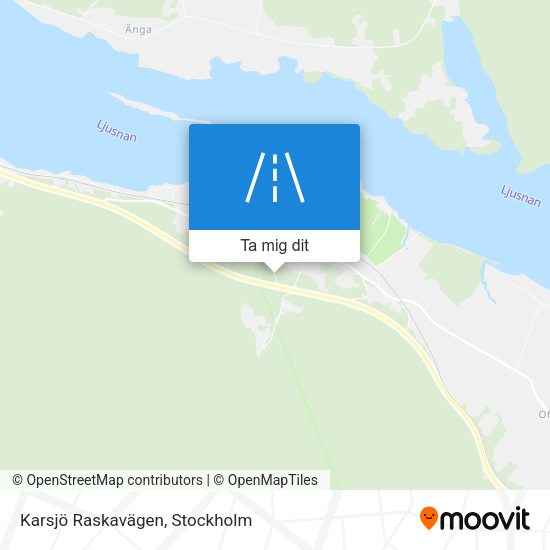 Karsjö Raskavägen karta