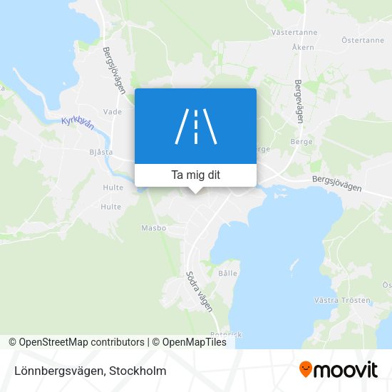 Lönnbergsvägen karta