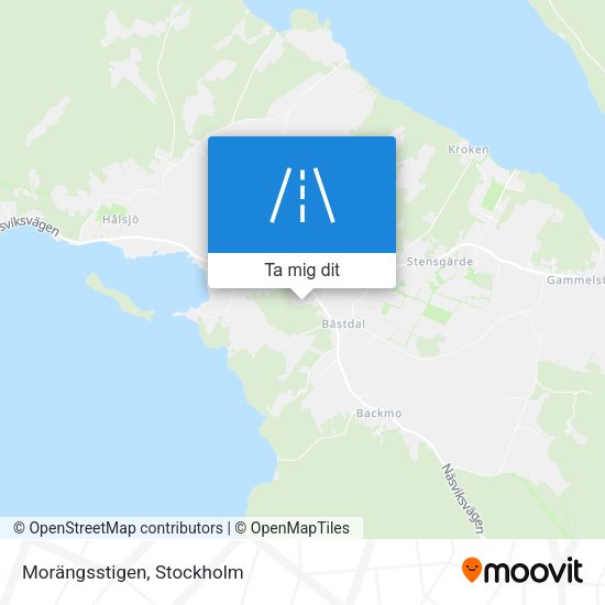Morängsstigen karta
