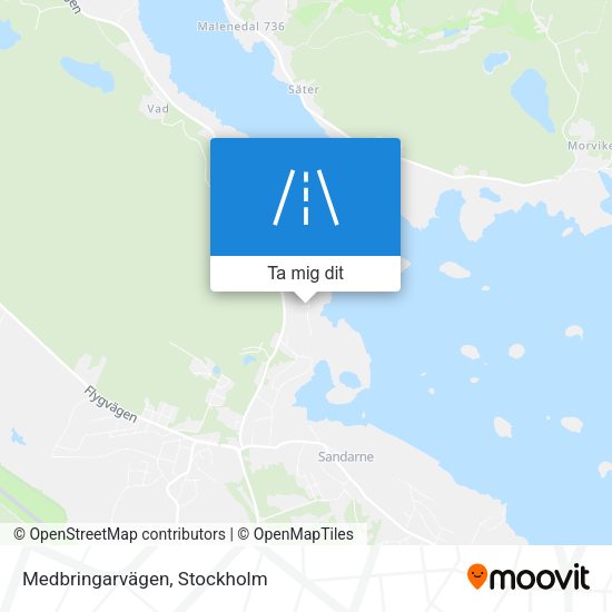 Medbringarvägen karta