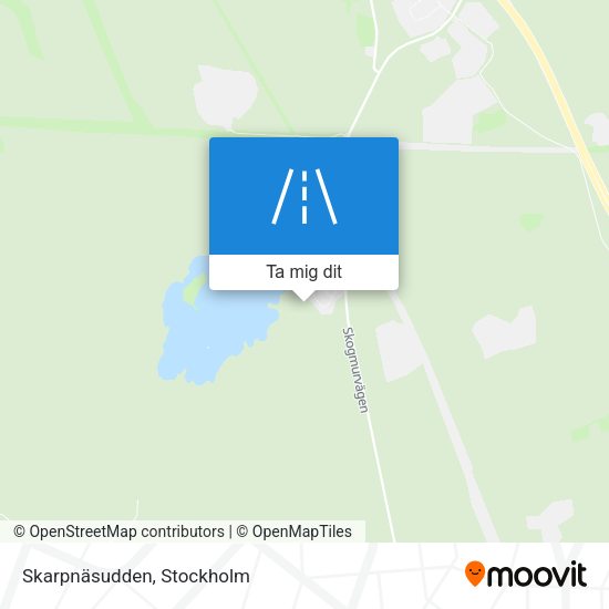 Skarpnäsudden karta