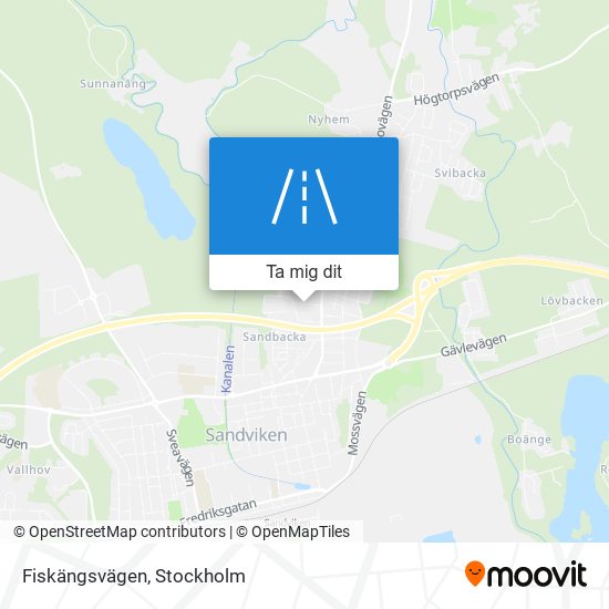 Fiskängsvägen karta