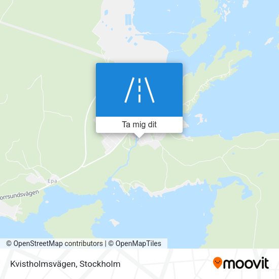 Kvistholmsvägen karta