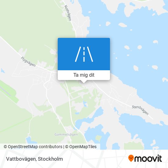 Vattbovägen karta