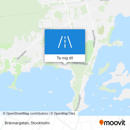 Brännargatan karta