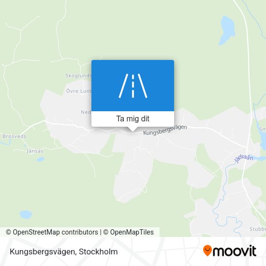 Kungsbergsvägen karta