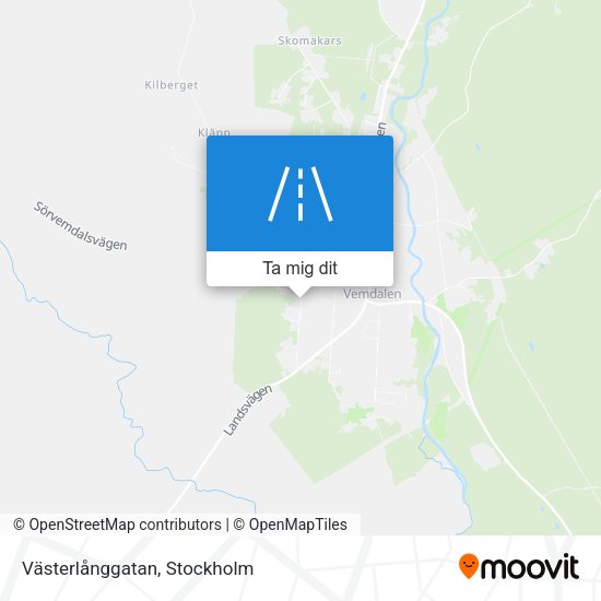 Västerlånggatan karta