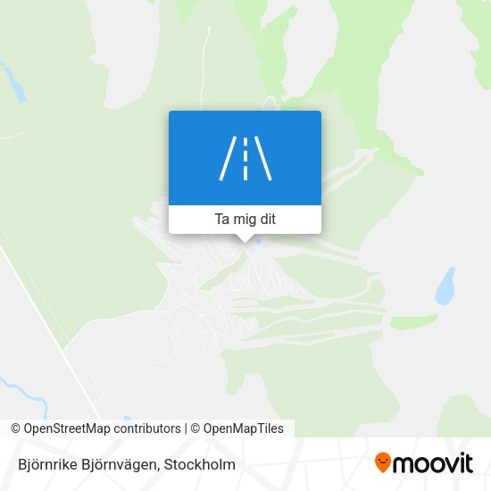 Björnrike Björnvägen karta
