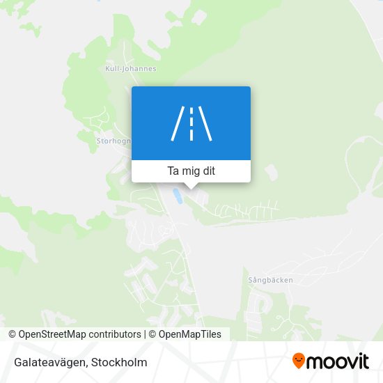 Galateavägen karta
