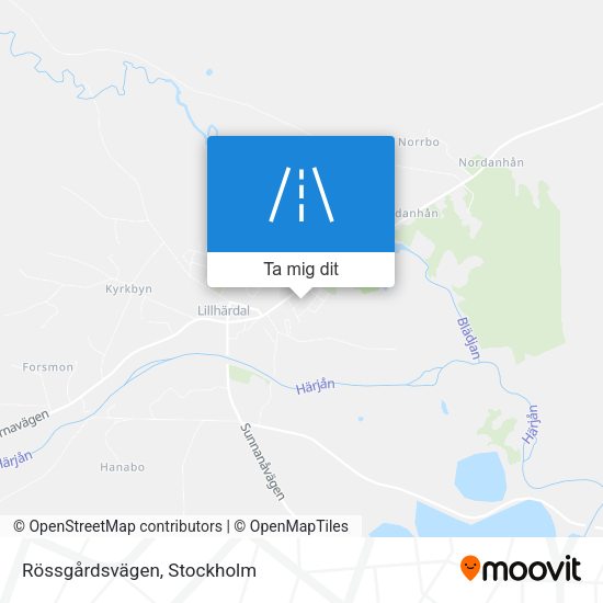 Rössgårdsvägen karta