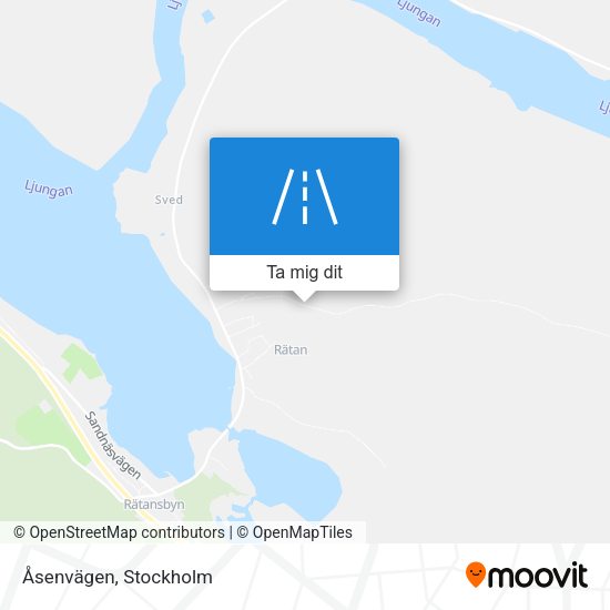 Åsenvägen karta