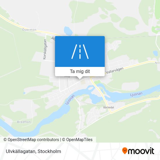 Ulvkällagatan karta