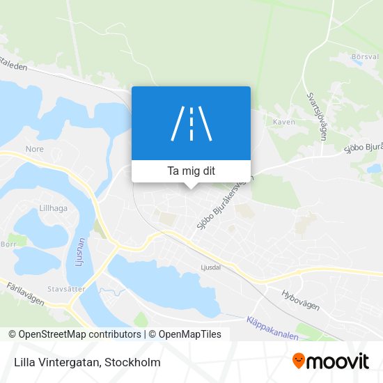 Lilla Vintergatan karta