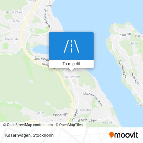 Kasernvägen karta