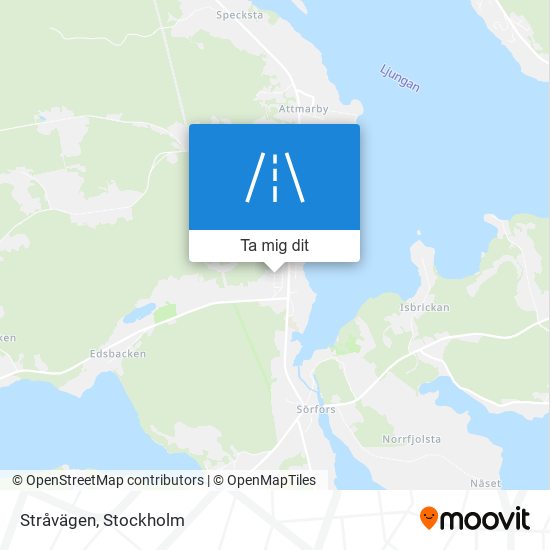 Stråvägen karta