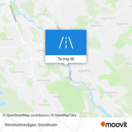 Rönnholmsvägen karta
