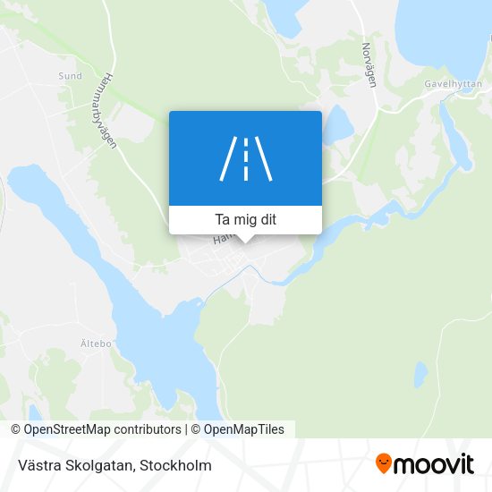 Västra Skolgatan karta