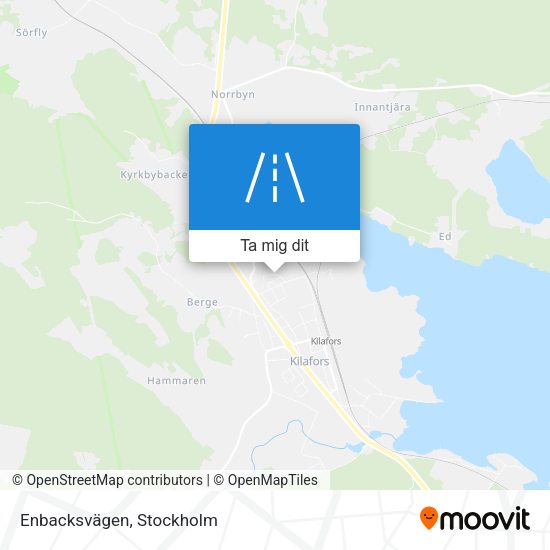Enbacksvägen karta