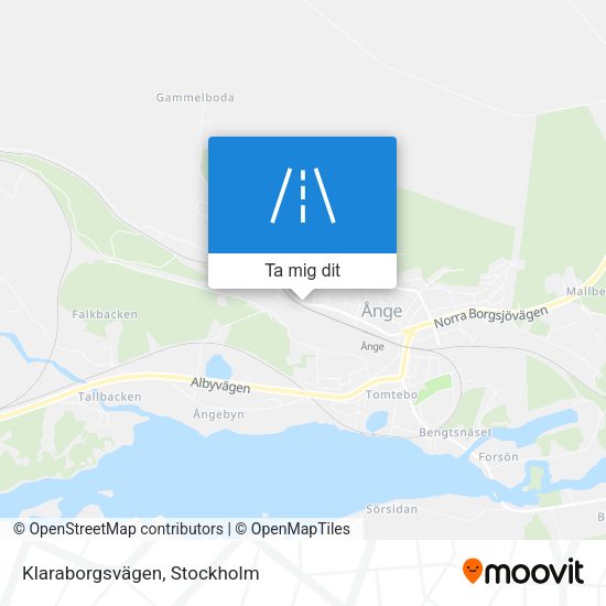 Klaraborgsvägen karta