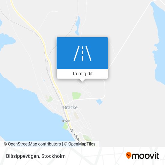 Blåsippevägen karta