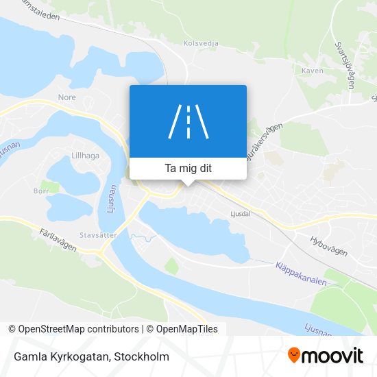 Gamla Kyrkogatan karta
