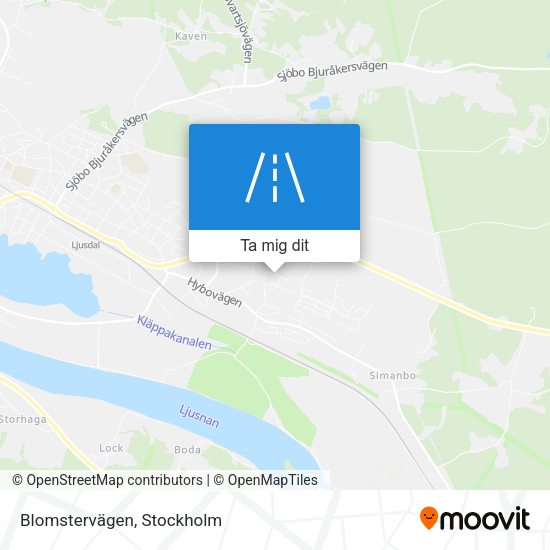 Blomstervägen karta