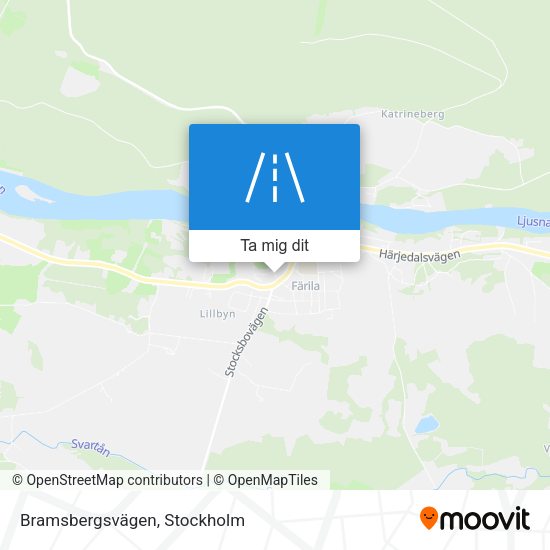 Bramsbergsvägen karta