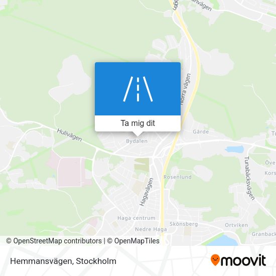 Hemmansvägen karta