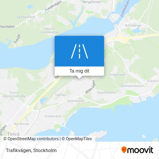 Trafikvägen karta
