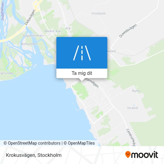 Krokusvägen karta