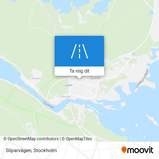 Sliparvägen karta