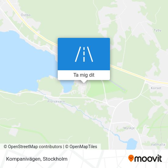 Kompanivägen karta