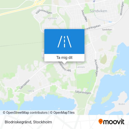 Blodriskegränd karta