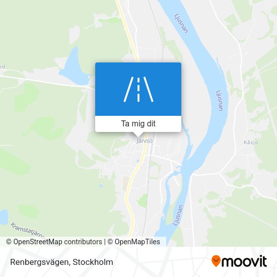 Renbergsvägen karta