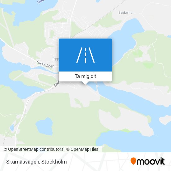 Skärnäsvägen karta