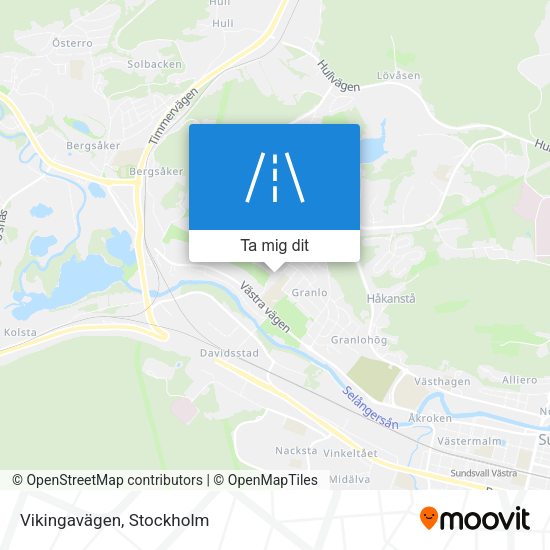 Vikingavägen karta