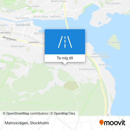 Matrosvägen karta
