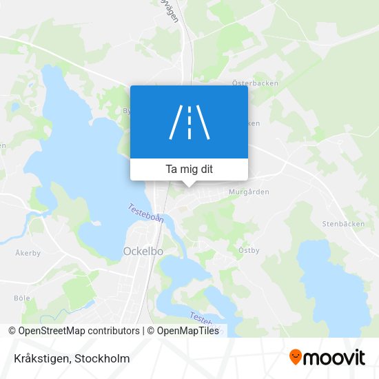 Kråkstigen karta