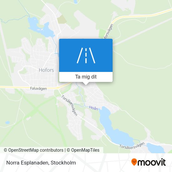 Norra Esplanaden karta