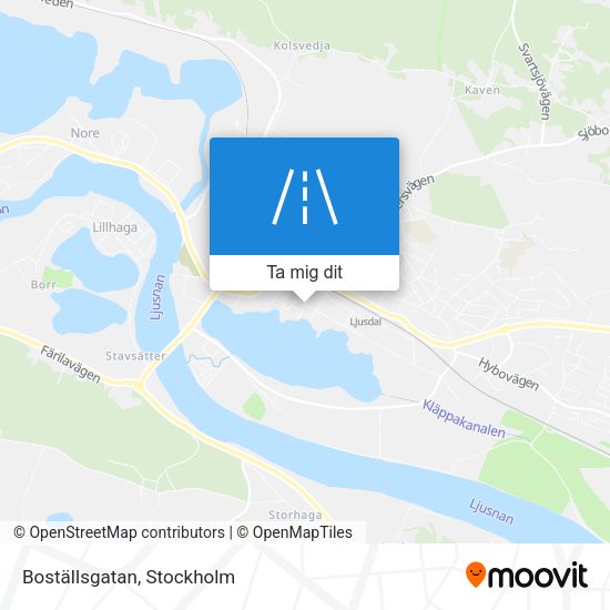 Boställsgatan karta