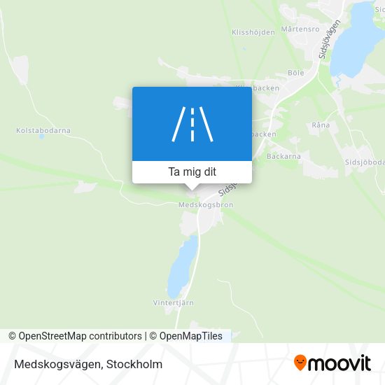 Medskogsvägen karta