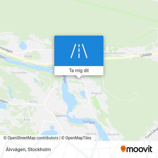 Älvvägen karta