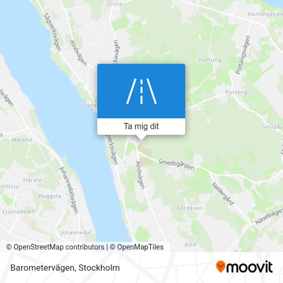 Barometervägen karta